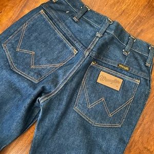Vintage Western Wrangler High Waisted Denim Pants